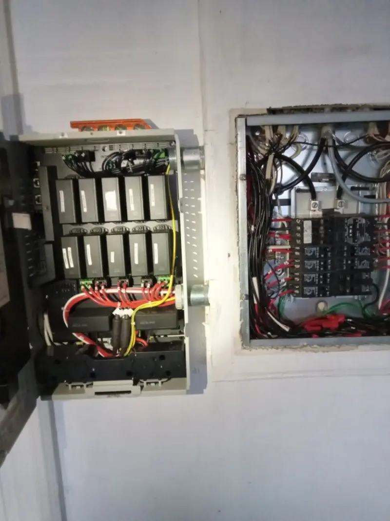 Electrical panel upgrade completed for Security Camera Wiring in Mount Ephraim